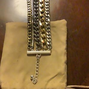 Jenny Bird mixed metal adjustable bracelet